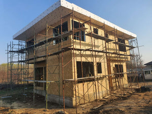 Proiect casa 155mp la stadiul de placare exterioara cu osb 15 mm thumbnail