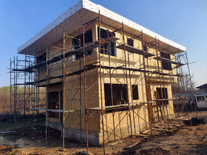 Proiect casa 155mp la stadiul de placare exterioara cu osb 15 mm thumbnail