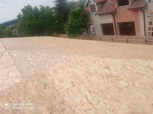 Placare ferme acoperis cu OSB 20 mm pentru casa metalica parter Ilfov thumbnail