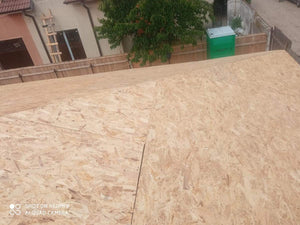 Placare ferme acoperis cu OSB 20 mm pentru casa metalica parter Ilfov thumbnail