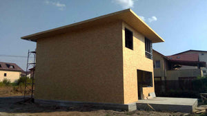 Placari interioare si exterioare OSB, motaj gips carton proiect casa 191 mp thumbnail