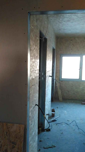 Placari interioare si exterioare OSB, motaj gips carton proiect casa 191 mp thumbnail