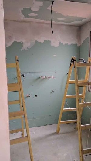 Placari interioare si exterioare OSB, motaj gips carton proiect casa 191 mp thumbnail