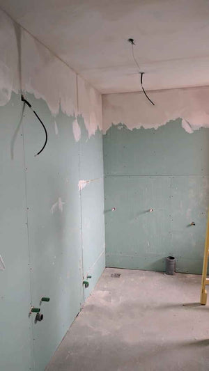 Placari interioare si exterioare OSB, motaj gips carton proiect casa 191 mp thumbnail