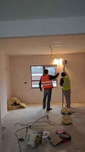 Placari interioare si exterioare OSB, motaj gips carton proiect casa 191 mp thumbnail
