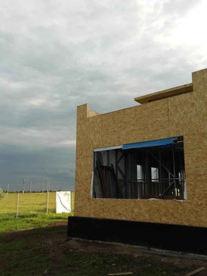 Placari pereti si acoperis cu OSB 15mm model casa 250 mp thumbnail