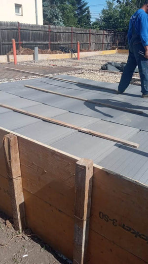 Plantare fier placa cota zero peste sol pentru casa parter in constructie thumbnail