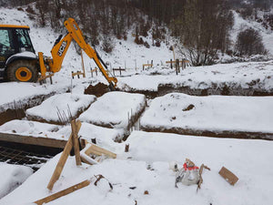 Plantare grinzi in sapatura pentru proiect restaurant 620mp in judetul Brasov thumbnail