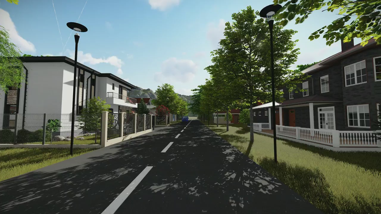 Proiect casa pe structura metalica cu etaj moderna 190-080 - fatada cu piatra decorativa video