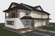 Proiect casa pe structura metalica duplex cu etaj 476-011 - fatada de casa video
