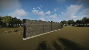 Constructie Gard din Piatra Sparta si Metal Model GA13 - gard modern video thumbnail
