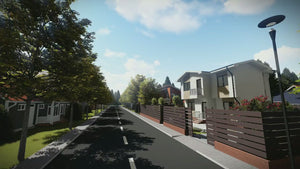 Proiect casa pe structura metalica moderna cu etaj 140 mp - fatada de casa exterior video thumbnail