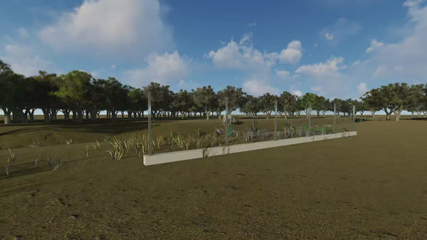 Constructie Gard Metalic din Teava Rectangulara Model GA14 - gard modern video