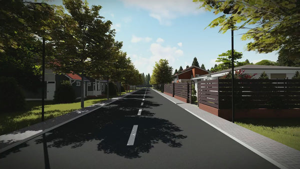 Proiect casa pe structura metalica moderna cu 3 camere 110mp - fatada de casa alba video