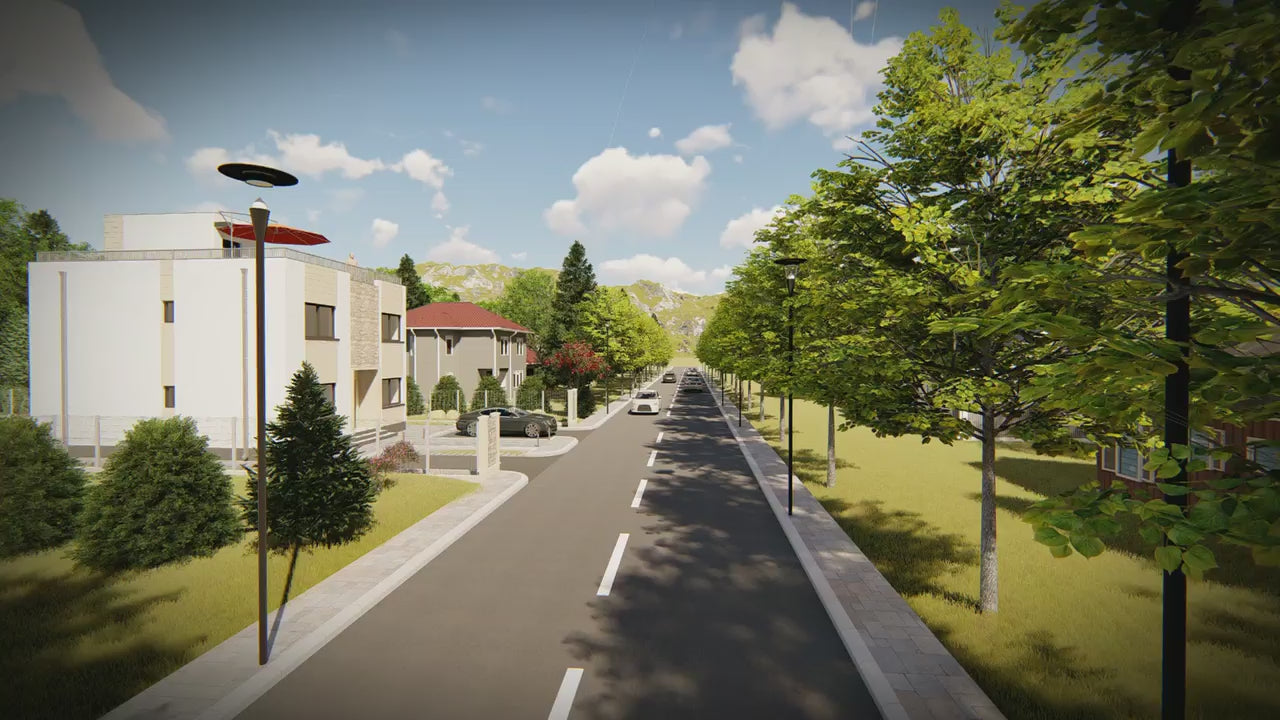 Proiect casa pe structura metalica cu etaj fara acoperis 081 - model fatada video
