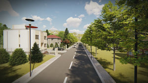 Proiect casa pe structura metalica cu etaj fara acoperis 081 - model fatada video thumbnail