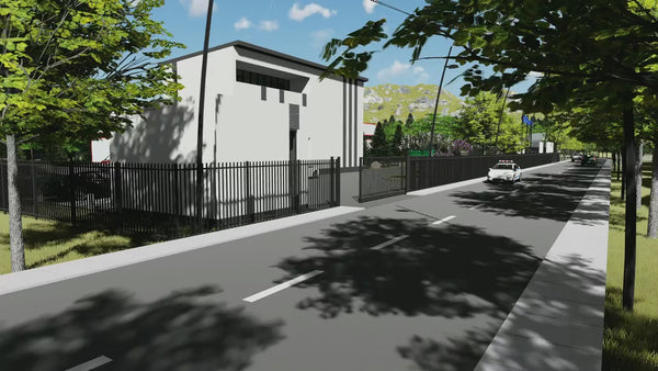 Constructie hala metalica panouri sandwich model 1559-004 - video