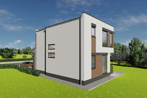 Constructie casa cu acoperis drept zidarie 150mp poza 14 thumbnail