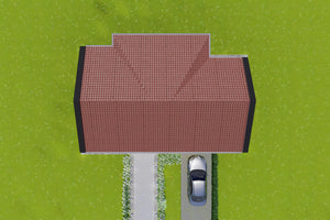 Proiect casa 3 dormitoare living baie si bucatarie pe structura metalica acoperis thumbnail