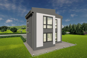 Proiect casa cu etaj 100 mp pe structura metalica poza 11 thumbnail