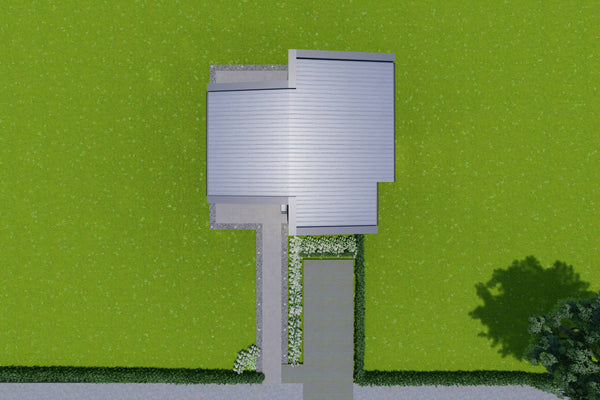 Proiect casa cu etaj 100 mp pe structura metalica poza acoperis