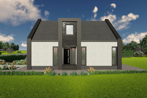 proiect casa cu mansarda 3 dormitoare structura metalica imagine 4