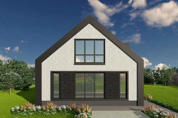 proiect casa cu mansarda 3 dormitoare structura metalica imagine 11