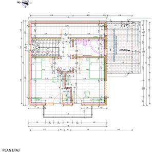 Montaj casa pe structura metalica cu etaj 134 mp in provincie thumbnail