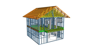 Montaj casa pe structura metalica cu etaj 134 mp in provincie thumbnail