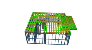Montaj casa pe structura metalica cu etaj 134 mp in provincie thumbnail