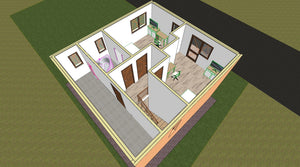 Montaj casa pe structura metalica cu etaj 134 mp in provincie thumbnail
