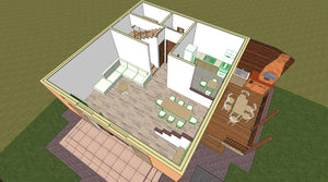 Montaj casa pe structura metalica cu etaj 134 mp in provincie thumbnail