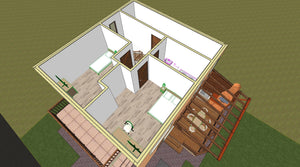 Montaj casa pe structura metalica cu etaj 134 mp in provincie thumbnail