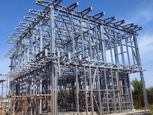 Montaj structura metalica finalizat pentru proiect casa 190 mp thumbnail