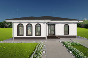 Proiect casa parter cu 3 dormitoare constructie zidarie imagine 6 thumbnail