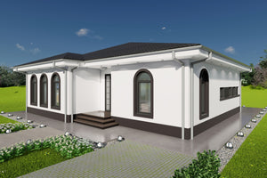 Proiect casa parter cu 3 dormitoare constructie zidarie imagine 8 thumbnail