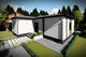 Proiect casa pe structura metalica 100 mp fara etaj 100-075 - fatada de casa exterior imagine 8