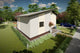 Proiect casa pe structura metalica mica de 110 mp 108-049 - fatada casei imagine 5
