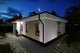 Proiect casa pe structura metalica moderna cu 3 camere 110mp - fatada casa alba imagine 8