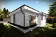 Proiect casa pe structura metalica 120 mp fara etaj 120-083 - fatada de casa moderna imagine 3
