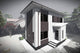 Proiect casa pe structura metalica cu etaj 120 mp 123-076 - fațada casei imagine 6