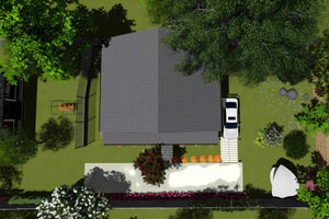 Proiect casa pe structura metalica 130 mp fara etaj 130-036 - acoperis de casa alba imagine 11 thumbnail