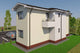 Proiect casa pe structura metalica cu terasa acoperita 014 - model de fatada imagine 3