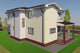 Proiect casa pe structura metalica cu terasa acoperita 014 - model de fatada imagine 4