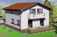 Proiect casa pe structura metalica cu terase si balcoane 005 - model de fatada imagine 3