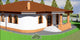 Proiect casa pe structura metalica brancoveneasca parter 004 - fatada casa traditionala imagine 8