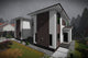Proiect casa pe structura metalica cu etaj tip duplex 077 - fatada casei imagine 5