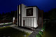 Proiect casa pe structura metalica modern pe 2 nivele 057 - fatada de casa moderna imagine 9