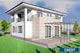 Proiect casa pe structura metalica cu etaj si 4 camere 009 - fatada de casa imagine 7