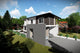 Proiect casa pe structura metalica cu etaj garaj dublu 061 - fatada de casa exterior imagine 4